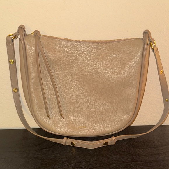 Aallyn Leather‎ Marley Hobo in Biscotti Purse - Picture 3 of 14